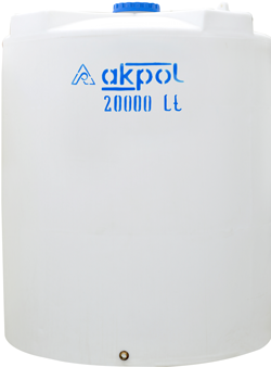 Akpol 20000 Lt  Polietilen Dik Su Deposu