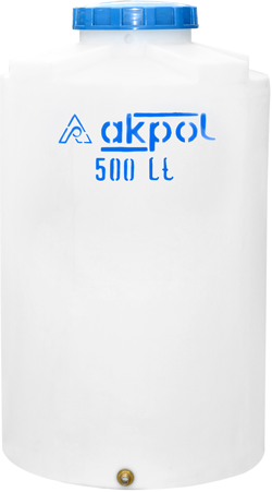 Akpol 500 Lt  Polietilen Dik Su Deposu