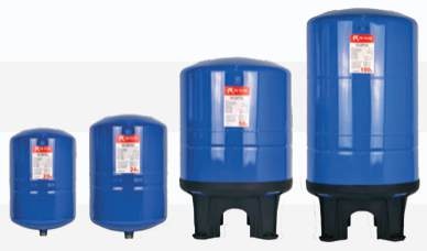 Kaysu Sabit Membranlı Dikey Hidrofor ve Genleşme Tankları (20L - 100L)