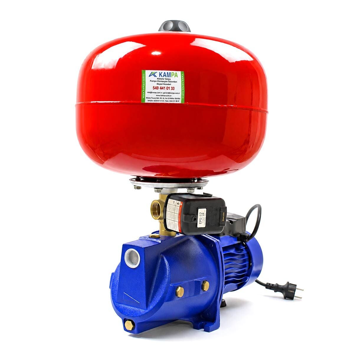 Winpo WNP 100 4 Kat 4 Daire Hidrofor, 24 Litre Tanklı Hidrofor, Ev Tipi Hidrofor