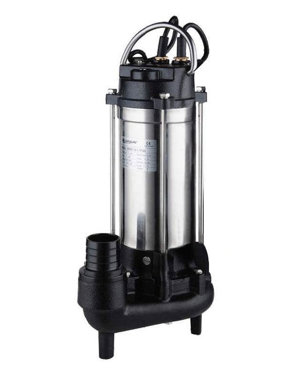 Winpo WNP 7-12T Kırıcılı Foseptik Drenaj Dalgıç Pompa 16 mss 15 m³/h Trifaze(380V)